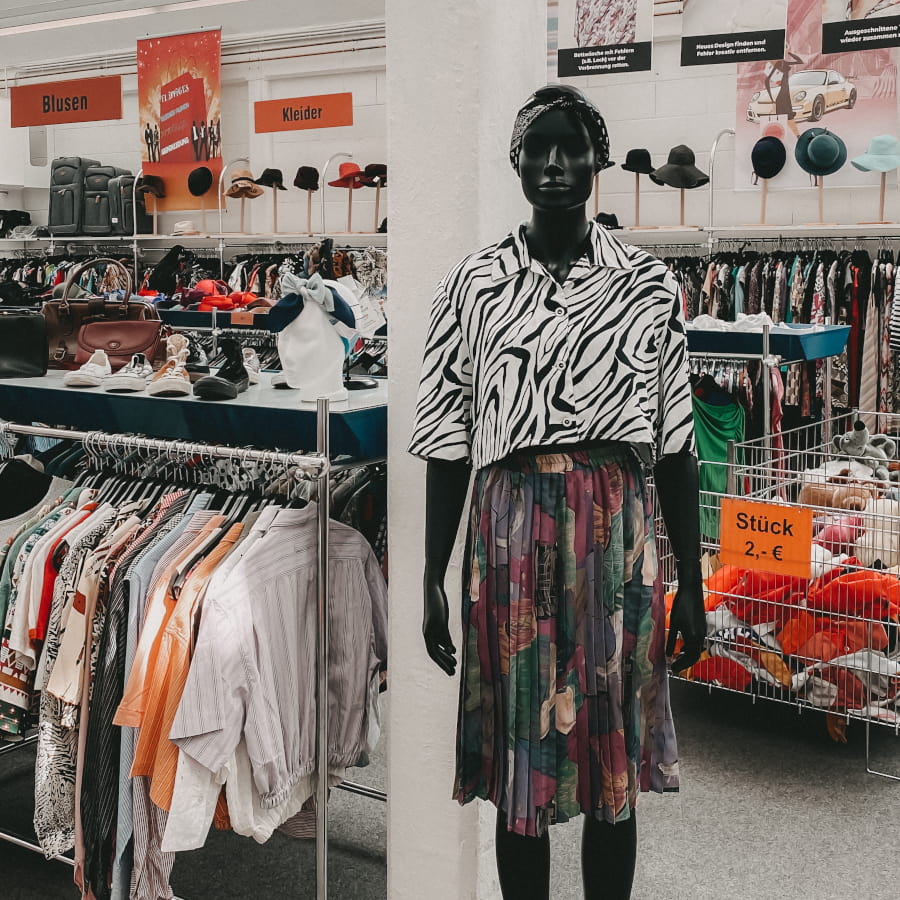 Upcycling Kleidung Abteilung Kirrlach